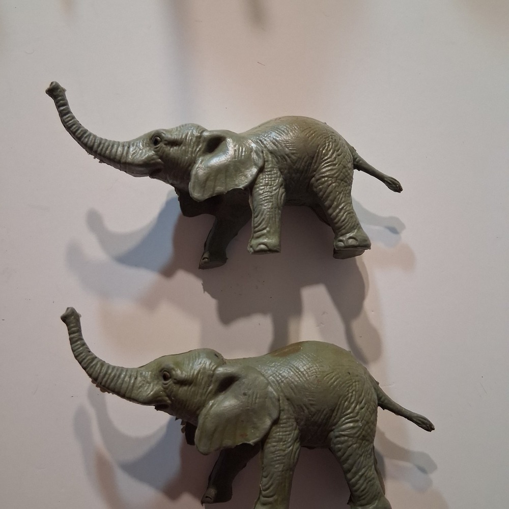 Lot  of 15 Safari Wild Life Rubber Animals Figures - Picture 7 of 14